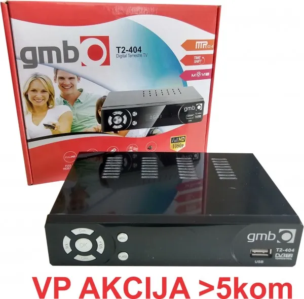 GEMBIRD GMB-T2-404 **DVB-T2 SET TOP BOX USB/HDMI/Scart/RF-out, PVR, Full HD, H264,hdmi-kabl,RF modulator1434 Slika 4