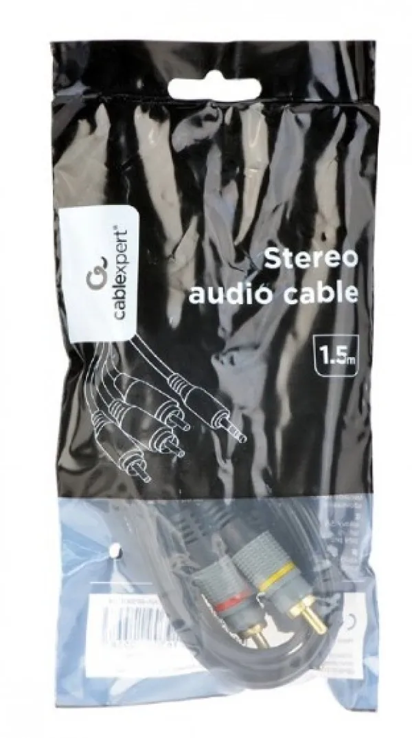 GEMBIRD CCAP-4P3R-1.5M Gembird 3.5 mm 4-pin to RCA audio-video cable, 1.5m Slika 2