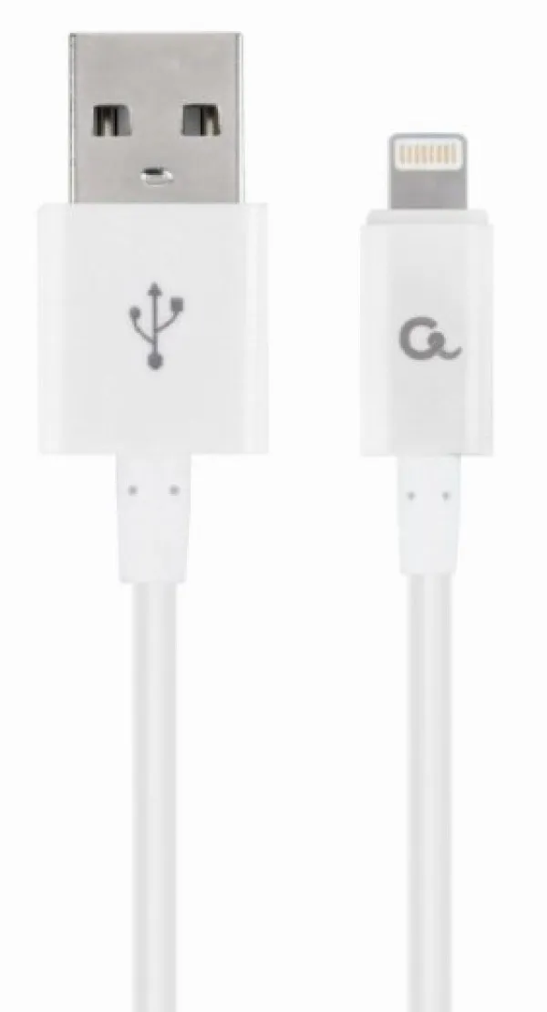 GEMBIRD CC-USB2P-AMLM-1M-W Gembird 8-pin charging and data cable, 1m, white Slika 2