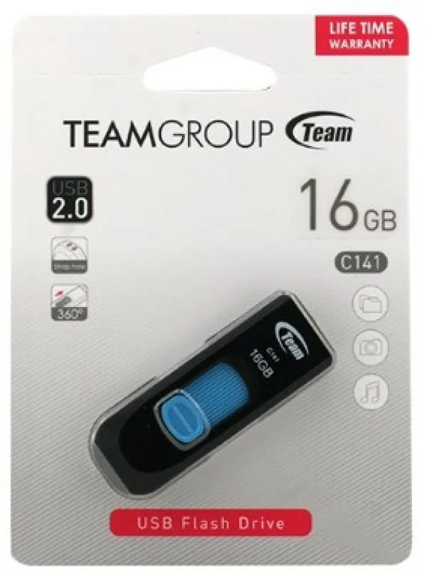 TEAM GROUP TeamGroup 16GB C141 USB 2.0 BLUE TC14116GL01 Slika 4