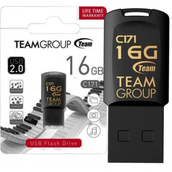 TEAM GROUP TeamGroup 16GB C171 USB 2.0 BLACK TC17116GB01- Slika 2