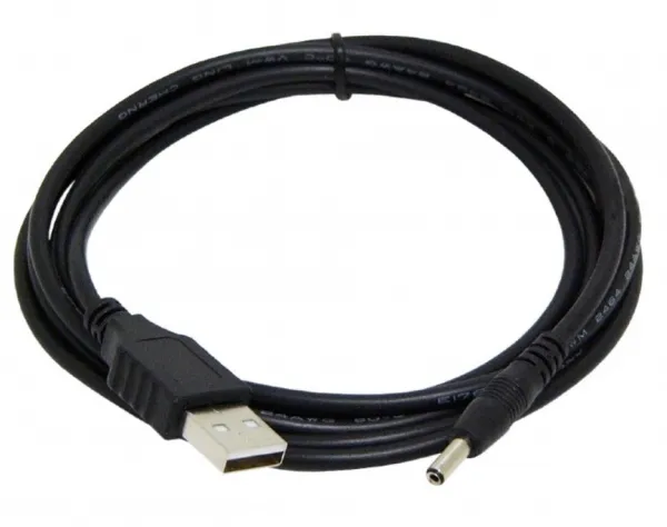 GEMBIRD CC-USB-AMP35-6 Gembird USB AM to 3.5 mm power plug cable, 1.8 m, black