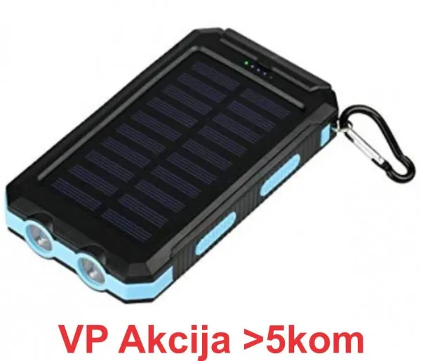 GEMBIRD HRD-T12 ** Gembird solar power bank 12000mAh 2xUSB, LED, kompas (959)