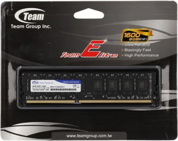 TEAM GROUP TeamGroup DDR3 TEAM ELITE UD-D3 8GB 1600MHz 1,5V 11-11-11-28 TED38G1600C1101 Slika 3