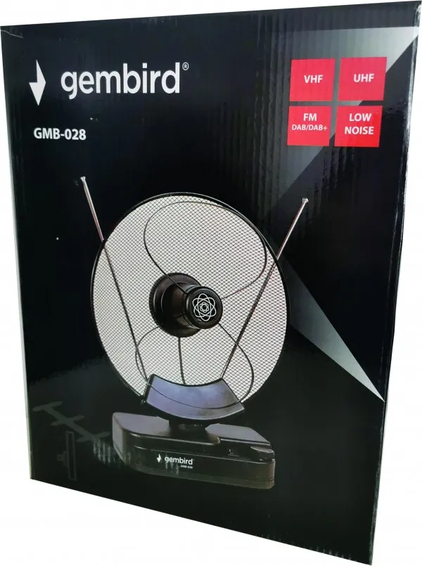 GEMBIRD GMB-028 ** Gembird Antena sobna sa pojacalom, UHF/VHF, dobit SADA SA 36dB, diam 31cm, 220v+12V(925) Slika 2