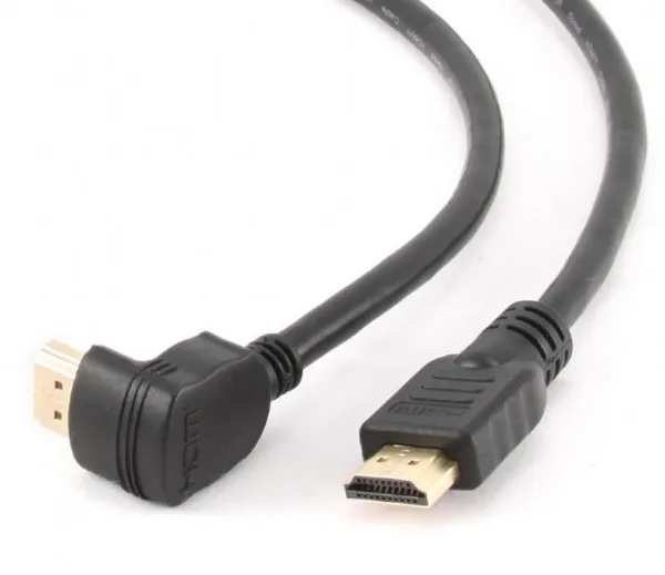 GEMBIRD CC-HDMI490-10 Gembird HDMI kabl 4K UHD, Ethernet, konektor pod uglom 90 stepeni 3m A Slika 1