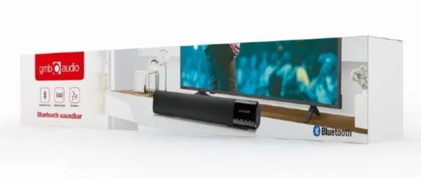 GEMBIRD SPK-BT-BAR400-01 Gembird Bluetooth speaker soundbar 2x5W FM, USB, SD, AUX, mikrofon, black Slika 3