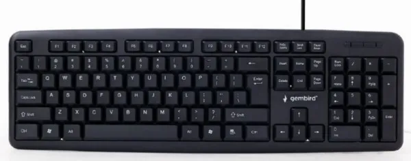 GEMBIRD KB-U-103 ** Gembird Standardna tastatura US layout black USB A (303) Slika 3