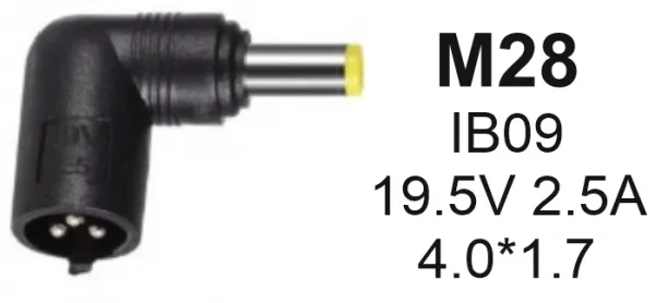 GEMBIRD NPC-IB09 (M28) Gembird konektor za punjac 45W-19.5V-2.25A, 4.0x1.7mm Slika 1