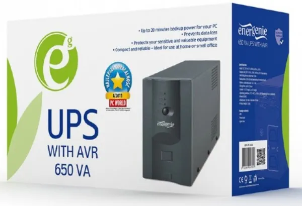 GEMBIRD UPS-PC-652A Gembird UPS 650VA 390W sa stabilizatorom AVR Slika 8