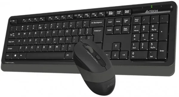 A4 TECH A4-FG1010 A4Tech Fstyler Bezicna tastatura YU-LAYOUT + bezicni mis USB, Grey Slika 1