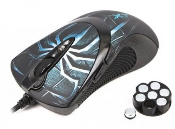 A4 TECH A4-XL-747H A4Tech Gejmerski anti vibrate LASERSKI mis 1000Hz/100-3600Dpi, sa tegovima, USB 123mm Slika 4
