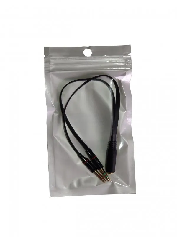 GEMBIRD CCA-418A ** Gembird 3.5mm Headphone Mic Audio Y Splitter Cable Female to 2x3.5mm Male adapter (95) Slika 1