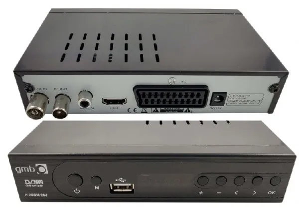 GEMBIRD GMB-MAT-818T **DVB-T2 SET TOP BOX USB/HDMI/Scart/RF-out, PVR,Full HD, H265, hdmi-kabl,(1475) Slika 2