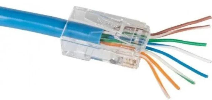 GEMBIRD LC-PTF-01/100 CAT6 LAN UTP kategorije 6 EZ PROLAZNI KONEKTOR PNP88FZv2-R RJ45 (100 komada pakovanje) Slika 3