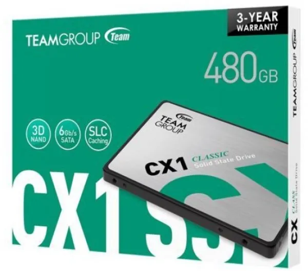 TEAM GROUP TeamGroup 2.5 480GB SSD SATA3 CX1 7mm 530/470 MB/s T253X5480G0C101 Slika 4