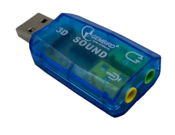 GEMBIRD CMP-SOUNDUSB13 ** Gembird USB 5.1 3D zvucna karta, zamenjuje audio kontrolor u PC (SC-USB-01) (223) Slika 1