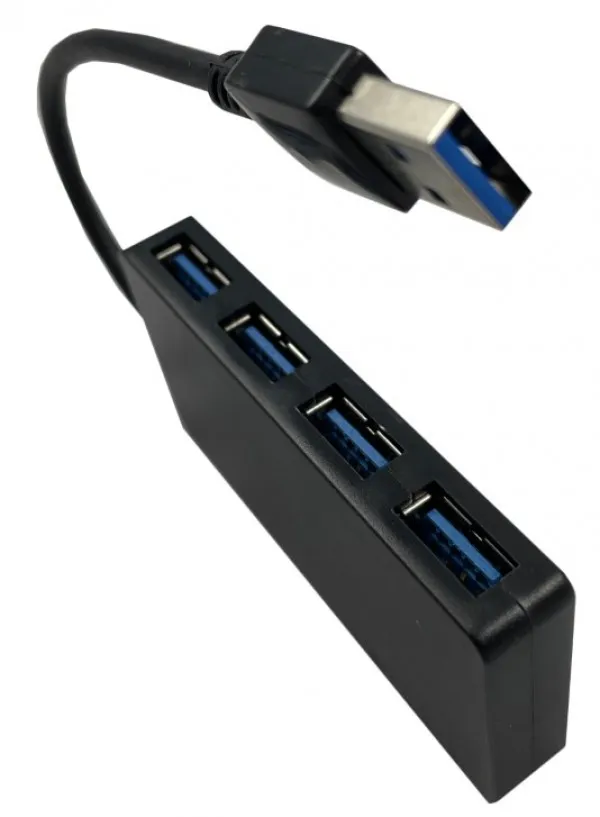 GEMBIRD UHB-U3P4-03 ** Gembird HUB 4 USB3.0 4-port, storage speed 5Gbps, black (alt. UHB-U3P4-05 599) Slika 3