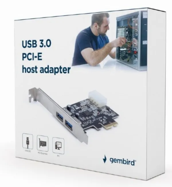 GEMBIRD UPC-30-2P Gembird USB 3.0 PCI-Express host adapter Slika 1