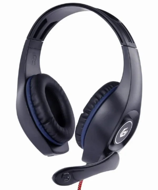 GHS-05-B Gembird Stereo gejmerske slusalice sa mikrofonom+volume kontrolom 3.5mm BLUE Slika 2