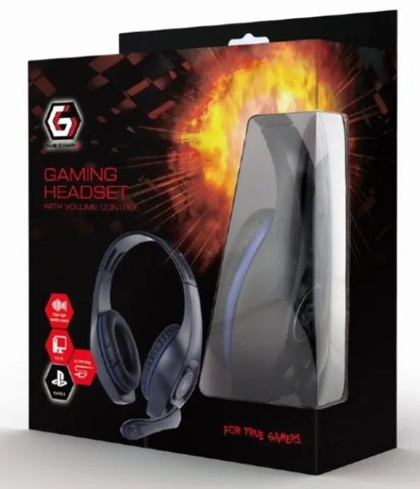 GHS-05-B Gembird Stereo gejmerske slusalice sa mikrofonom+volume kontrolom 3.5mm BLUE Slika 3
