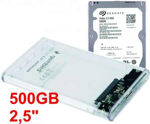 GEMBIRD HDD 2.5 * 500GB SET USB 3.0 SATA eksterno kuciste + 500GB ST500VT000 SEAGATE EE2-U3S9-6 (1899) Slika 2