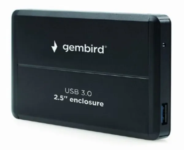 GEMBIRD EE2-U3S-2 Gembird USB 3.0 Externo kuciste za 2.5 SATA hard diskove, aluminium, crni A Slika 1