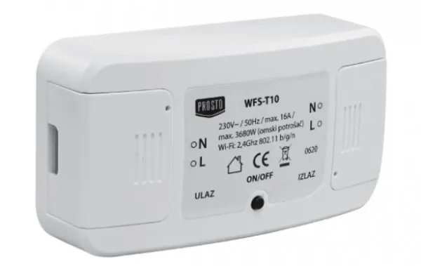 PROSTO Wi-Fi smart strujni prekidac WFS-T10- Slika 2