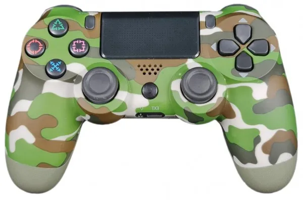 GEMBIRD JPD-Wireless-Thrillershock PC/PS4 CAMO GREEN Gembird Bezicni gamepad sa dvostrukom vibracijom Slika 3