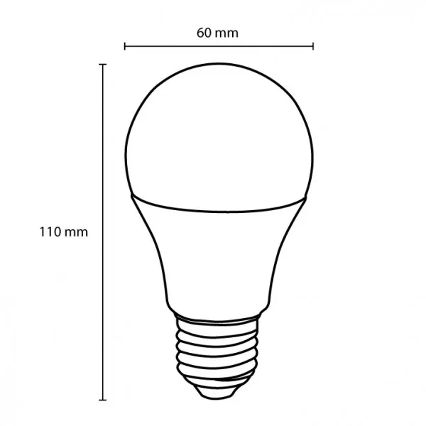 x-LED sijalica 6W 5000K klasik hladno bela LS-A60-CW-E27/6- Slika 2