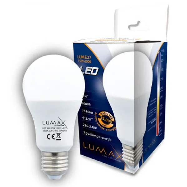 Led sijalica Lumax LUME27-15W 6500K dnevno svetlo Slika 1