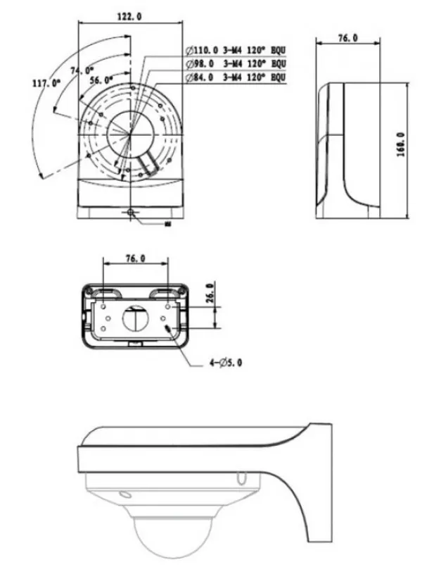 Dahua nosac PFB203W Slika 3