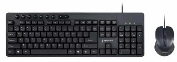 GEMBIRD KBS-UM-04 Gembird Multimedia set mis + tastatura crni US layout A Slika 1