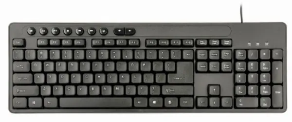 GEMBIRD KBS-UM-04 Gembird Multimedia set mis + tastatura crni US layout A Slika 3