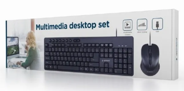 GEMBIRD KBS-UM-04 Gembird Multimedia set mis + tastatura crni US layout A Slika 4