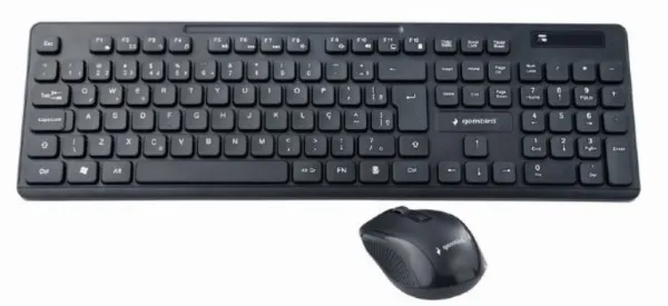 GEMBIRD KBS-WCH-03 Gembird tastatura US + bezicni mis USB, US layout Slika 1