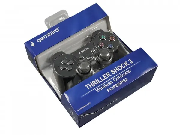 GEMBIRD JPD-THRILLERSHOCK 3 ** Gembird Bezicni gamepad sa dvostrukom vibracijom, PS2 / PS3 / PC (737) Slika 4