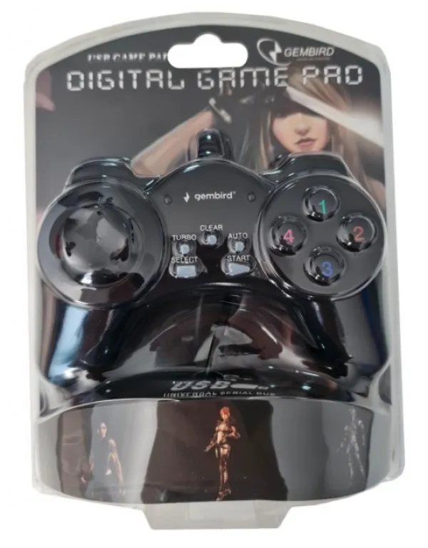 GEMBIRD JPD-DIGITALPAD Gembird USB 2.0 digital gamepad black  FO (Alt;JPD-UB-01) Slika 2