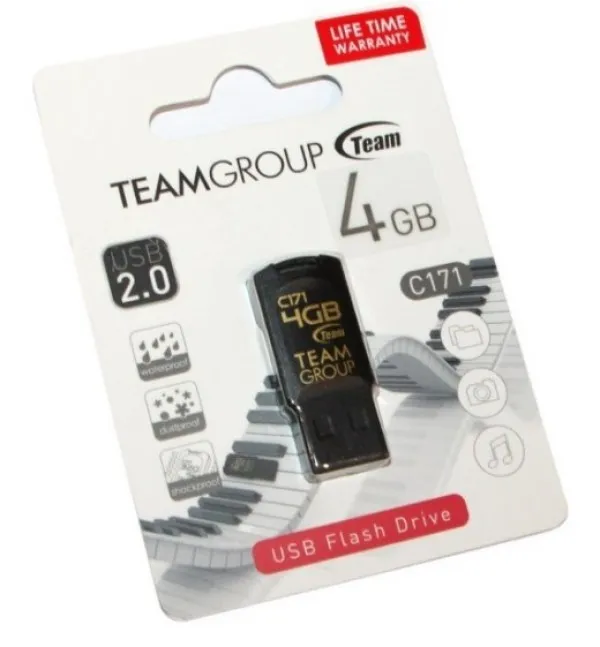 TEAM GROUP TeamGroup 4GB C171 USB 2.0 BLACK TC1714GB01 Slika 2