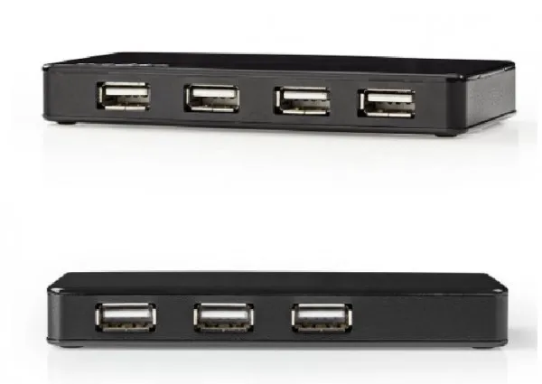 NEDIS UHUBU2730BK USB 2.0 7-port hub + AD/DC adapter Slika 4