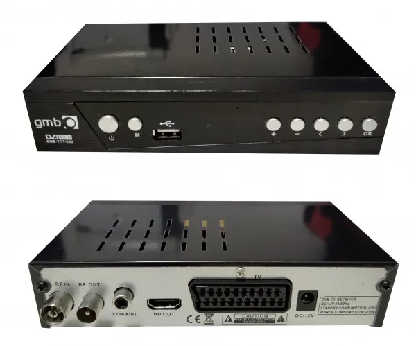 GEMBIRD GMB-TDT-033 ** DVB-T2/C SET TOP BOX USB/HDMI/Scart/RF-out, PVR, Full HD,H264, hdmi-kabl (1352) Slika 1