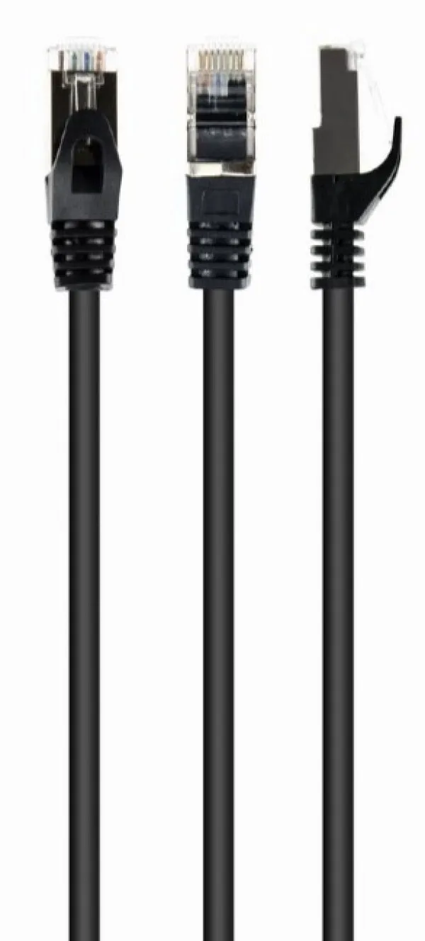 GEMBIRD PP6-0.5M/BK Gembird Mrezni kabl, CAT6 FTP Patch cord 0.5m black Slika 1