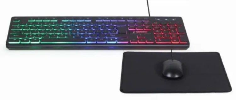 KBS-UML-01 Gembird 3-in-1 backlight set tastatura, mis i podloga FO Slika 2