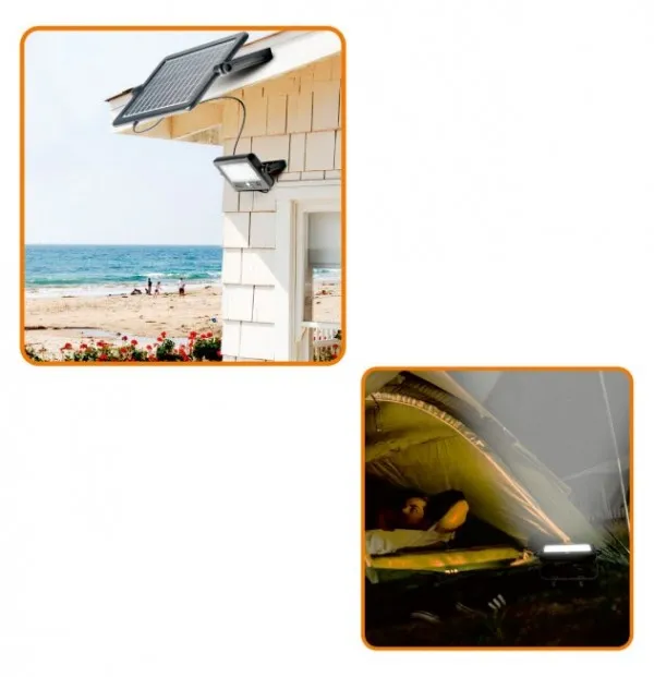 HOME Solarni LED reflektor 10W, 6000k sa senzorom pokreta FLP1100SOLAR Slika 3