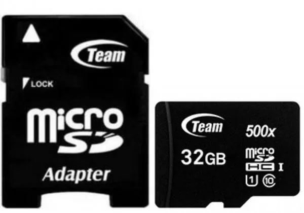 TEAM GROUP TeamGroup MICRO SDHC 32GB 100/20MB/s UHS-I U1 C10 +SD Adapter TUSDH32GCL10U03 Slika 1