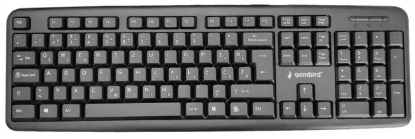 GEMBIRD KB-U-103-YU ** Gembird Standardna tastatura SRB (YU) layout black USB (404) Slika 2