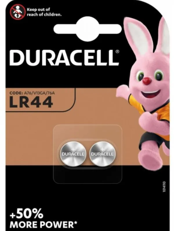 DURACELL Duracell LR44 1.5 V, PAK2 CK, ALKALNE baterije - Image 1