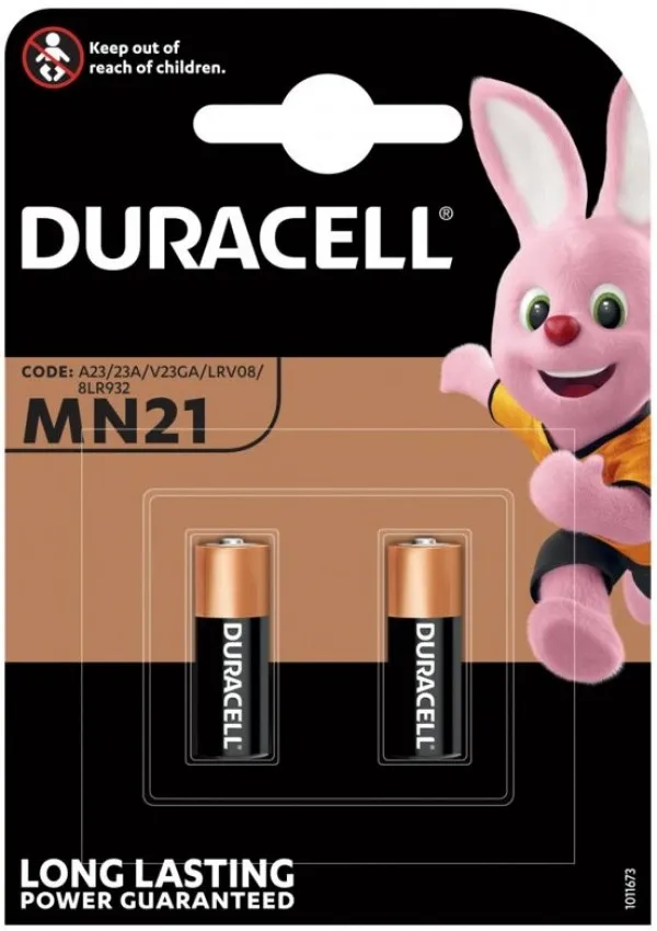 DURACELL Duracell MN21 12V PAK2 CK, 10x29mm, ALKALNE baterije (8LR932, 23A, A23)- Slika 2