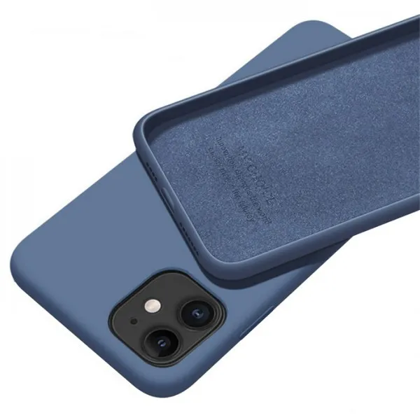 MCTK5-SAMSUNG A12 * Futrola Soft Silicone Dark Blue (179) Slika 1