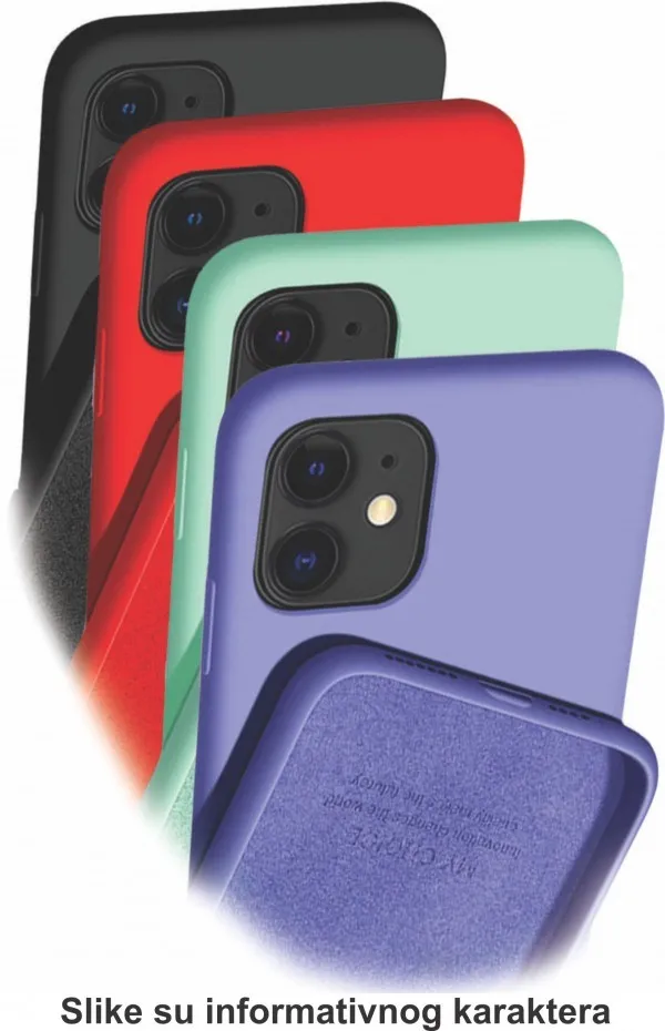 Iphone MCTK5-IPHONE XS Max * Futrola Soft Silicone Purple (159) Slika 1